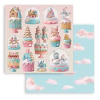 Stamperia Candy Christmas 12x12 Inch Paper Pack (SBBL173)